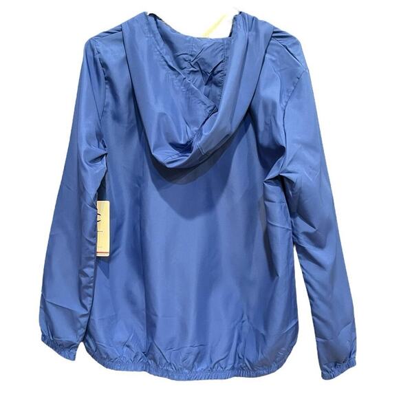 Champion Women's Raincoat Jacket Windbreaker NWT Blue Medium - Picture 2 of 7